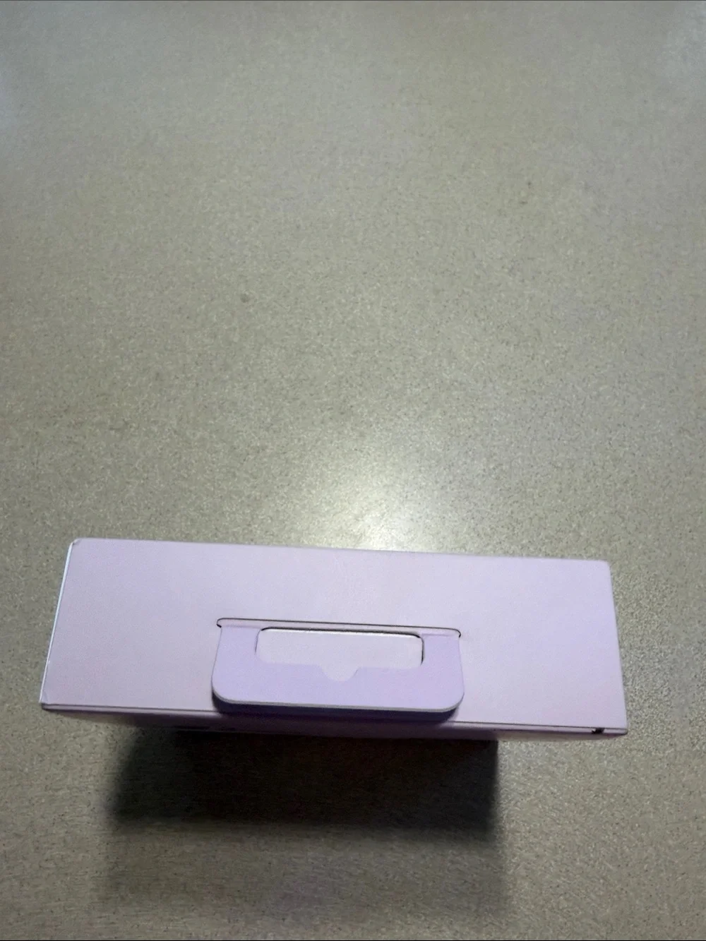 Oura Ceramic Ring with Pale Pink Box and Silver Insert